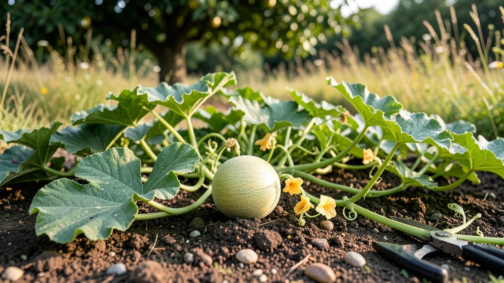 How Tall Do Cantaloupe Plants Grow: Vining Habits & Space-Saving Tips